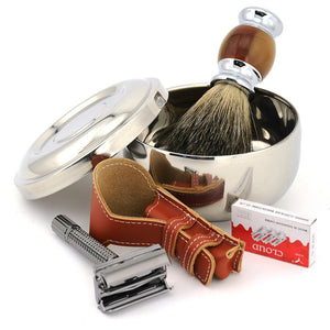 Classic Butterfly Safety Blade Razor Set